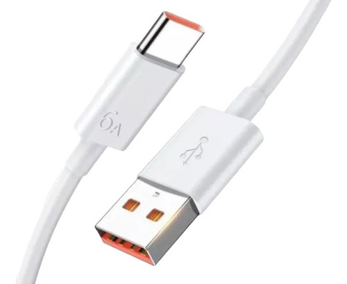 Cable De Datos Huawei Original Usb A Tipo C Punta Naranja 6a