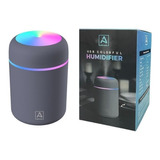 Humidificador Aromatizador Difusor Ultrasónico 300ml Usb Rgb