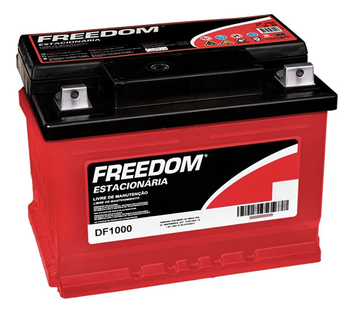 Bateria Estacionária Freedom Df1000 60ah 70ah Luz Sem Troca