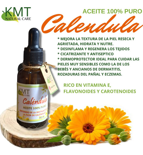 Aceite De Calendula 100% Puro Y Natural 