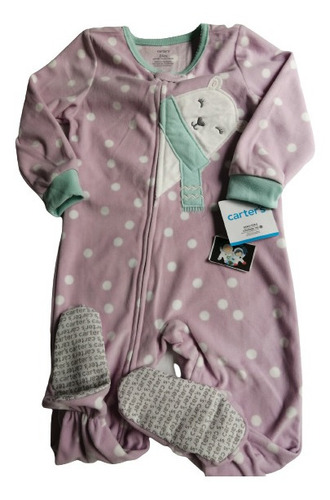 Pijama Térmica Carter's Enteriza Con Antideslizante Bebés. 