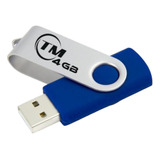 Memoria Usb 4gb Vel De Escritura De 2.0 14 Mb/s De Lectura