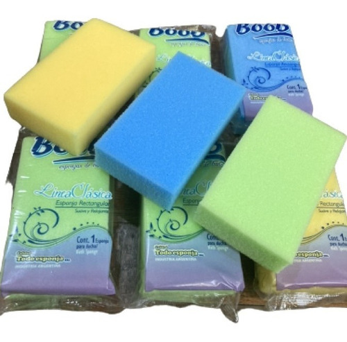 Esponja De Baño Ducha Colores Surtidos X Unidad