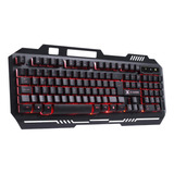 Teclado Gamer Vx Gaming Multimidia Led Vermelho- Gt602