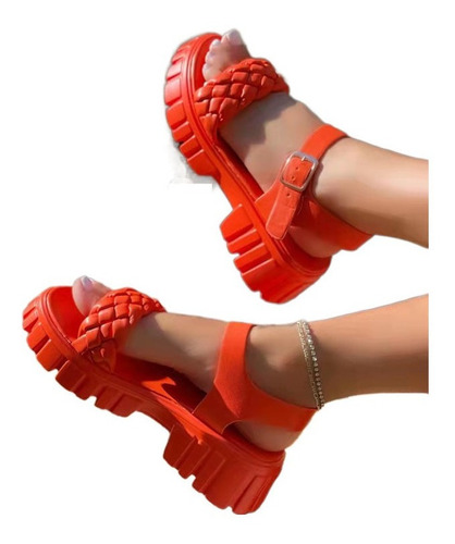 Sandalias Plataforma Playa Casual