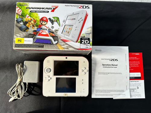 Nintendo 3ds 2ds Standard Color  Blanco Y Rojo