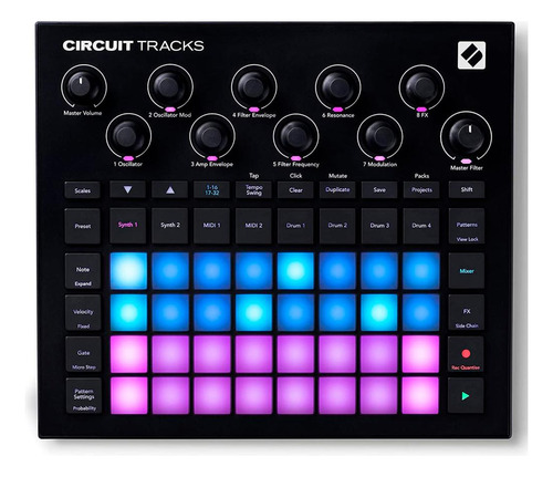 Controlador Dj Novation Circuit Tracks