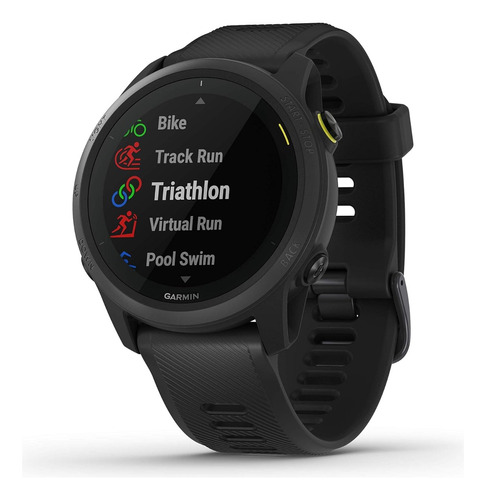 Smartwatch Garmin Forerunner 745, Con Gps, Color Negro