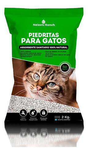 Piedras Sanitarias Gatos Premium Cat Litter Nelsoniranch 4kg