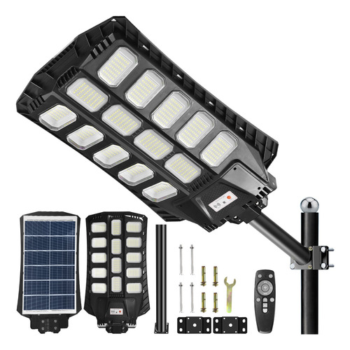 Lampara Led Grande Solar Suburbana Alumbrado Publico 1200w