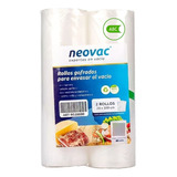 Rollos De Bolsas Gofradas Neovac 20 Cm X 5 Mt De Largo