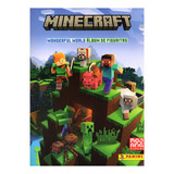 Album Minecraft Wonderful World Con 40 Figuritas Sin Repetir