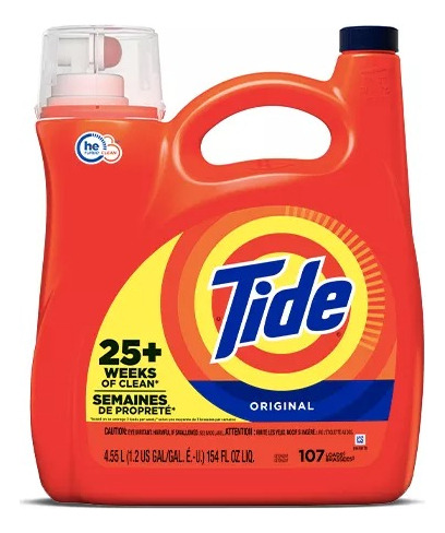 Tide Original Detergente Liquido Concentrado 4,55 L