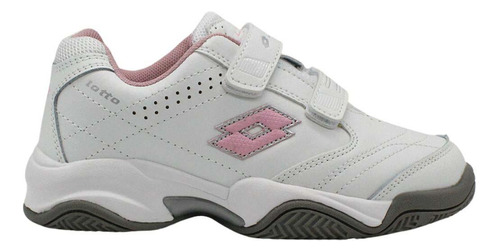 Zapatilla Escolar Niña Lotto - Court Bts1 Blanco Rosado