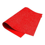  Fomi Foami Escarchado Rojo Pliego 100x70cm - 10 Unidades