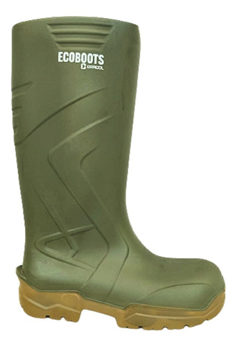 Galocha Bota Ocupacional Polytech Pu Ecoboots Cano Longo 