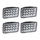 Amuniesun 4 Faros Delanteros Led 4 X 6 Para Chevy Suburban C