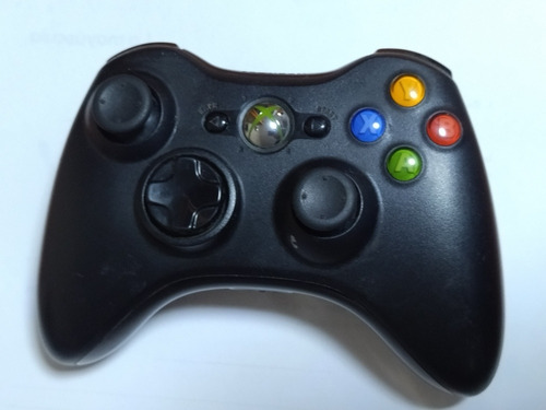 Control Joystick Mando Xbox 360 Inalámbrico Original Black