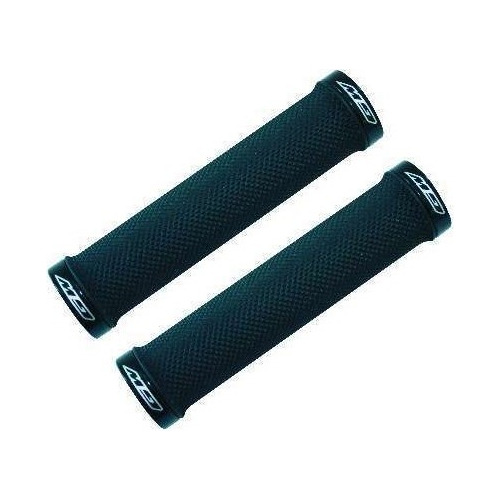 Mangos Grips De Bicicleta Mtb Doble Seguridad Gw Negros 