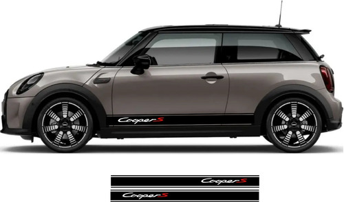 Calca Sticker Diseño Lateral Franjas Stripes Mini Cooper S