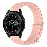 Pulseira Encaixe Curvo Ondulada Para Galaxy Watch4 46mm
