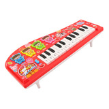 Piano Electrónico De Juguete Para Niños, Teclado, Dibujos An