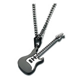 Collar Guitarra Electrica Black Hombre Mujer Moda 2020