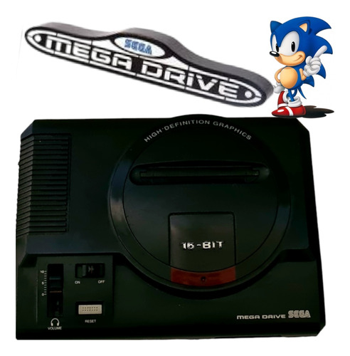 Mega Drive 1 - 16 Bits  Sega Original 92 (somente O Console)