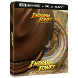 Steelbook 4k + Blu-ray Indiana Jones E A Relíquia Do Destino