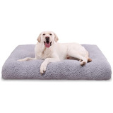 Cama Perros Grandes, Lavable, Cojín Suave, Hasta 55 Lb...