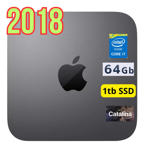 Apple Mac Mini 2018 | I7 3.2ghz | 64gb Ram | 1tb Ssd | Usado