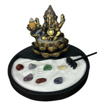 Incensario Cascata Ganesha Jardim Zen Brinde Kit 7 Chakras