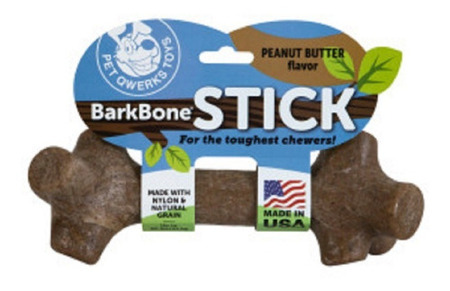 Osso Pet Qwerks Barkbone Stick Pasta De Amendoim P/ Cães G