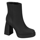 Bota Mujer Beira Rio 80100 Taco Columna Confort Pampashop