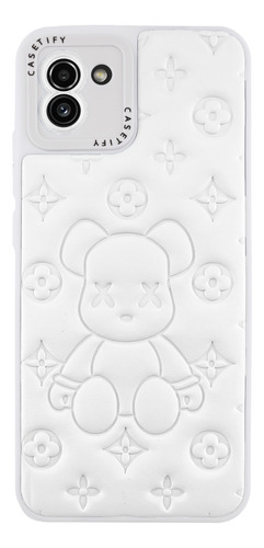 Funda Tipo Puffer Teddy Oso Para Samsung A03 A04 A22 5g