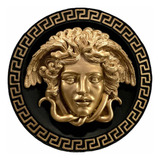 Medusa Versace Golden Dorada Oro Decorativa Panel Decoración