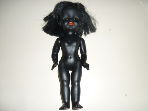 Muñeca Negra Piel Rose. Argentina. Usada.