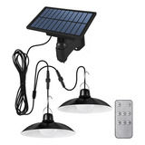 Luminária Pendente Solar Led Com Cabo De Extensão