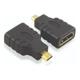 Adaptador Hdmi Hembra A Micro Hdmi Macho