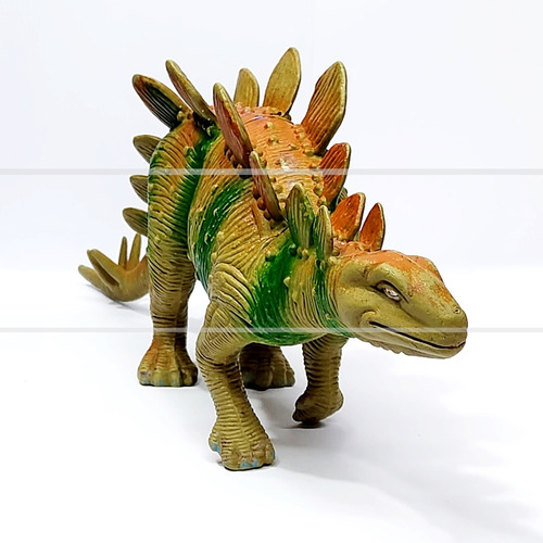 Dinossauro Estegossauro Grande Vinil Antigo 30 Cm