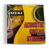 Encordado Guitarra Folk Ozeki Acero W306xl Electroacústica