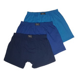 Pack X3 Boxer Grande Hombre Dynamic Algodón Talle Especial