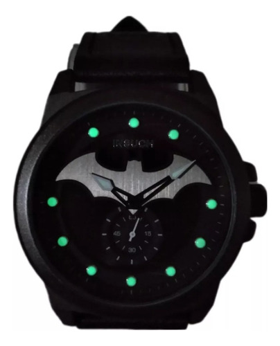 Reloj De Batman Luminiscente Para Caballero Casual 