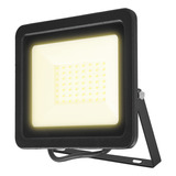 Reflector Led Illux Rl-3650 (500 W) Luminario Para Exterior Color De La Carcasa Negro Color De La Luz Cálida (3 000 K)