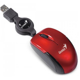 Mini Mouse Genius Retractil Viaje Traveler Usb Pc Notebook