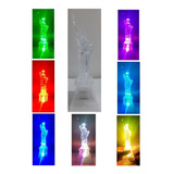 40 Estatua De La Libertad 25 Cm C/ Luz R G B Figura Plástico