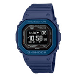 Reloj Casio Dw-h5600mb-2d Oxigeno Entrenamiento Solar Sport Color De La Malla Azul Color Del Bisel Azul Color Del Fondo Negro