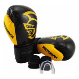 Luva + Band + Bucal Boxe Muay Thai Feminino