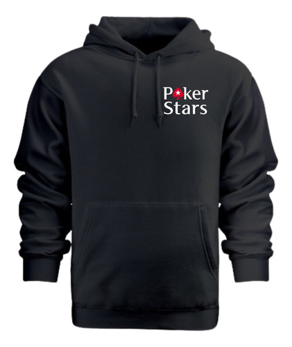 Buzo Poker Star Algodon Friza Doble Estampa