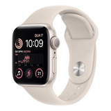 Apple Watch Se Gps - Caja De Aluminio Blanco Estelar 40 Mm - Correa Deportiva Blanco Estelar - Patrón - Distribuidor Autorizado